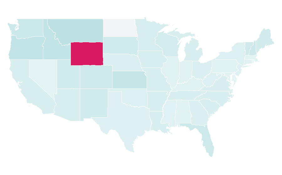 Afinidad por región — Vacation rental, Estados Unidos