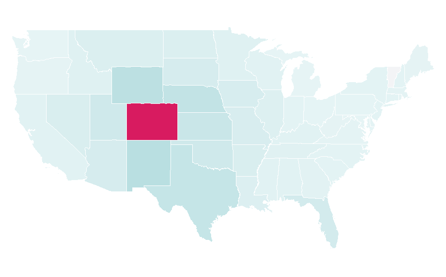 Affinity by region — Vail, Colorado, United States