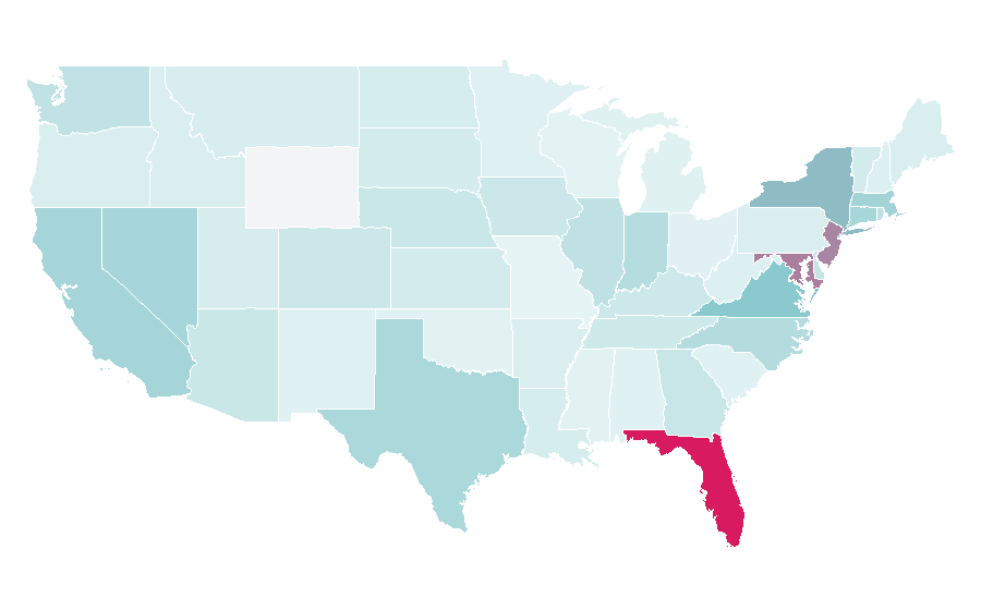 Affinity by region — Valencia CF, United States