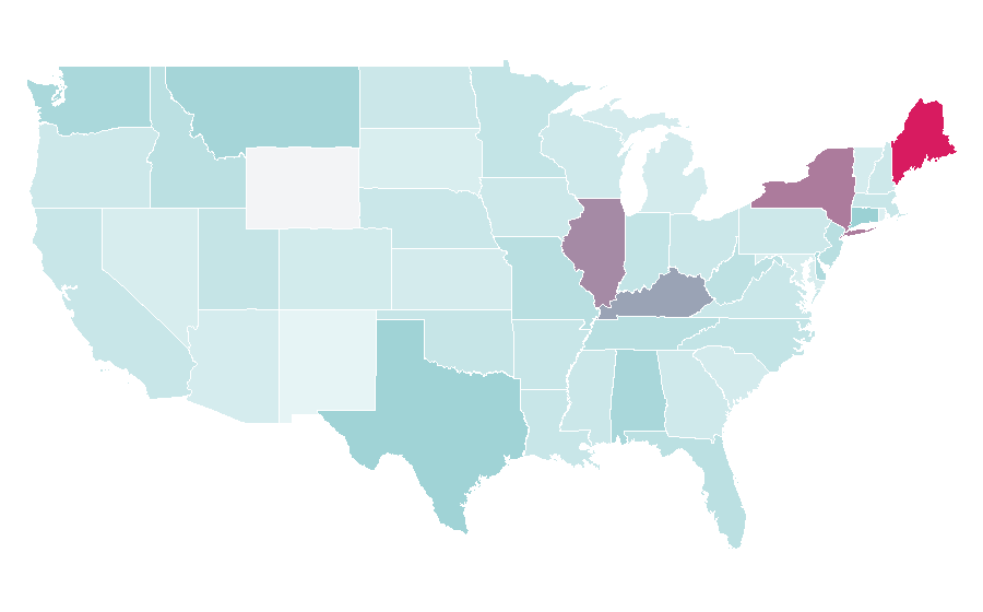 Affinity by region — Valhalla, United States