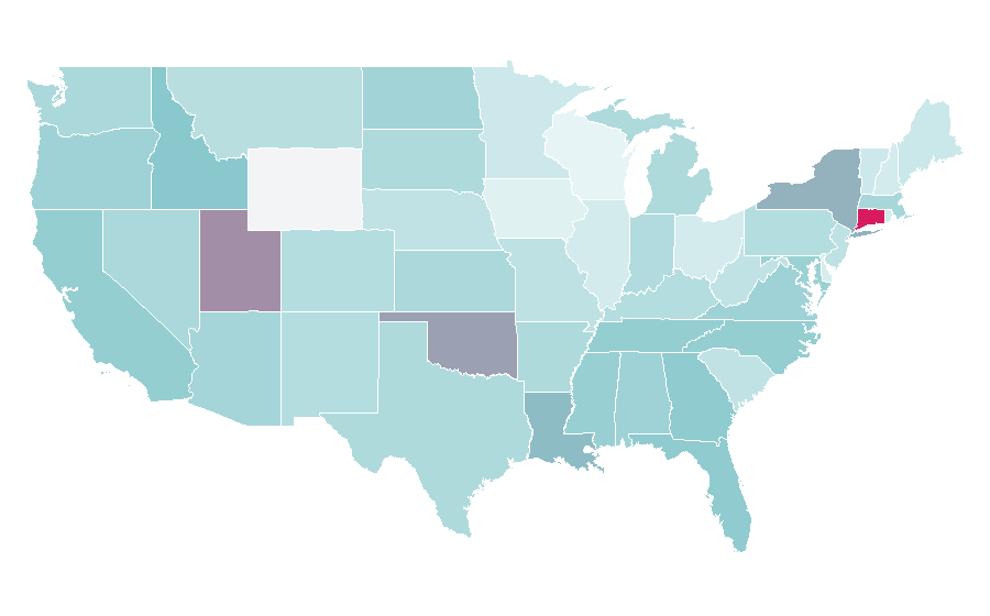 Affinity by region — Valiant (comics), United States