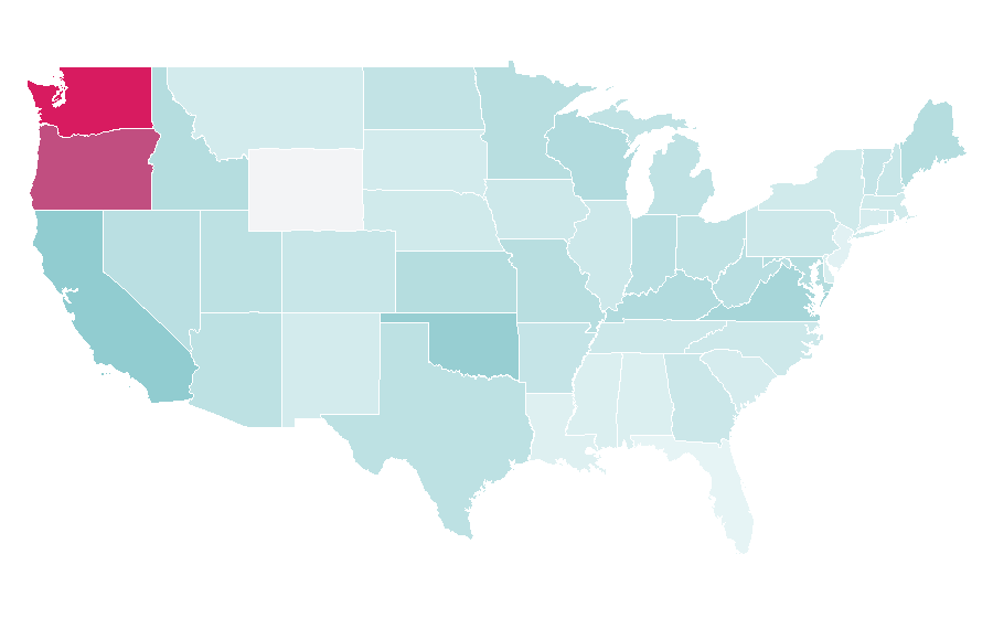 Affinity by region — Valkyria Chronicles, United States