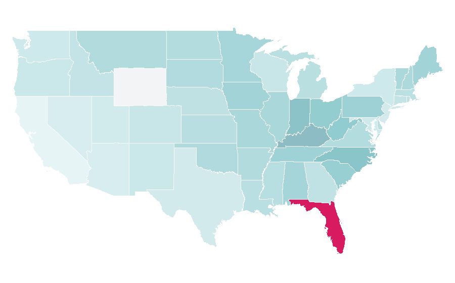 Affinity by region — Valspar, United States