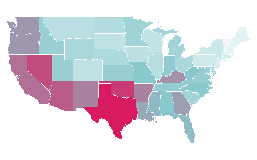 Affinity by region — Vampire Knight, United States