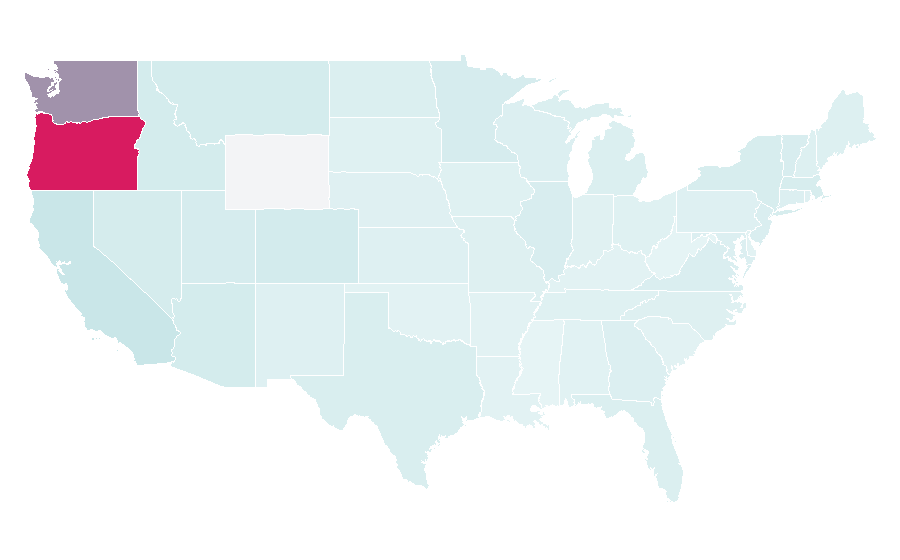 Affinity by region — Vancouver, United States