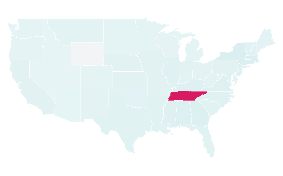 Affinity by region — Vanderbilt University, United States