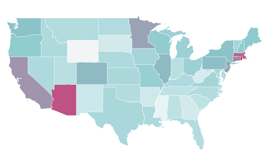 Affinity by region — Vanderpump Rules, United States