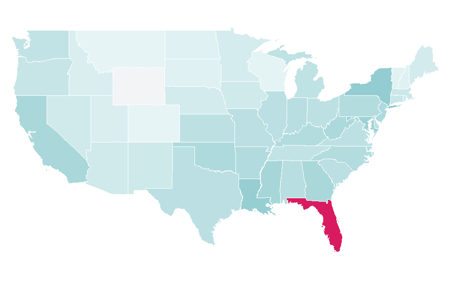 Affinity by region — Vanilla, United States