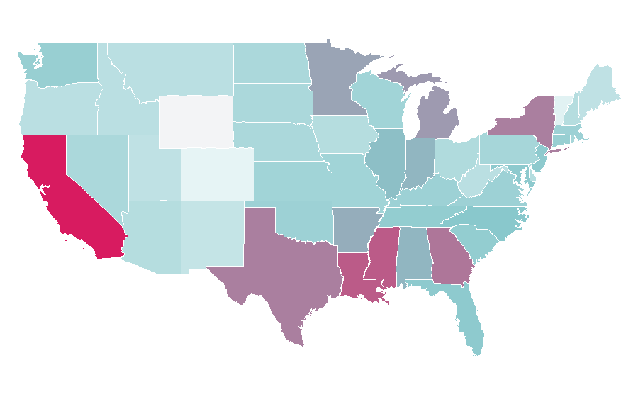 Affinity by region — Vanilla extract, United States