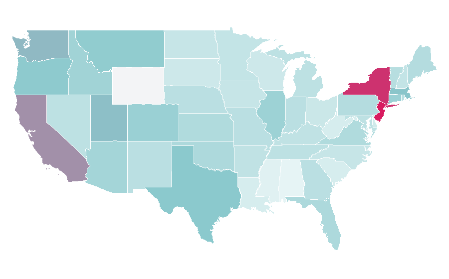 Affinity by region — Vanilla Sky, United States