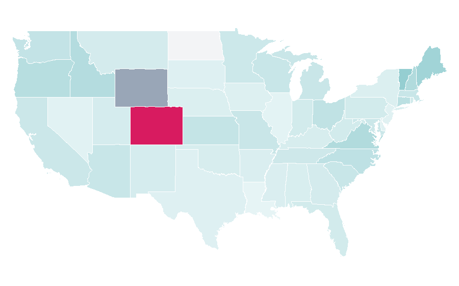 Affinity by region — Vegan Recipes, United States