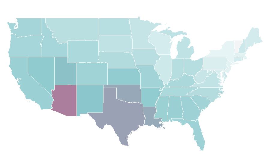 Affinity by region — Vehicle audio, United States