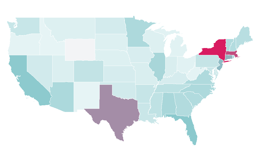 Affinity by region — Veja, United States