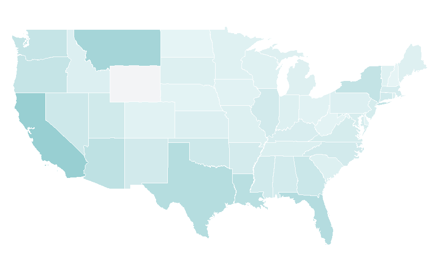 Affinity by region — Velvet, United States