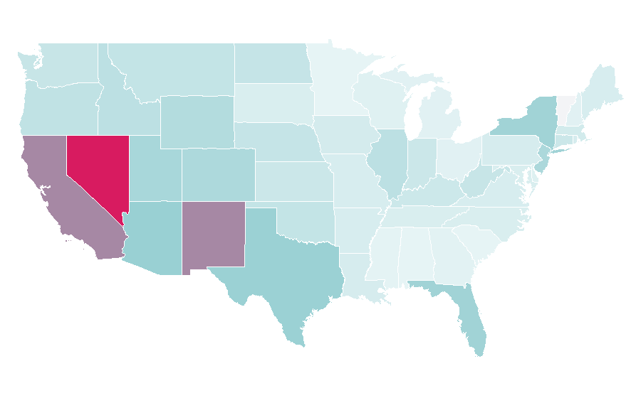Affinity by region — Venum, United States