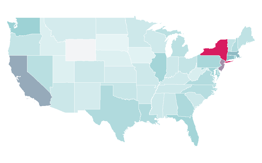 Affinity by region — Vera Wang, United States