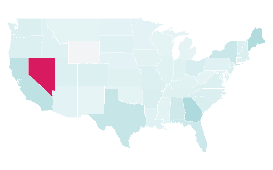 Affinity by region — Veranda, United States
