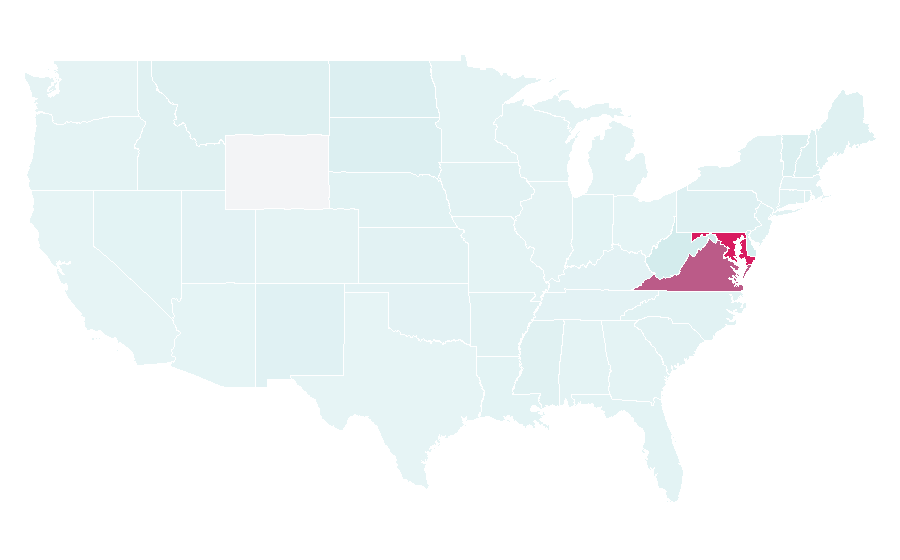 Affinity by region — Verizon Center, United States