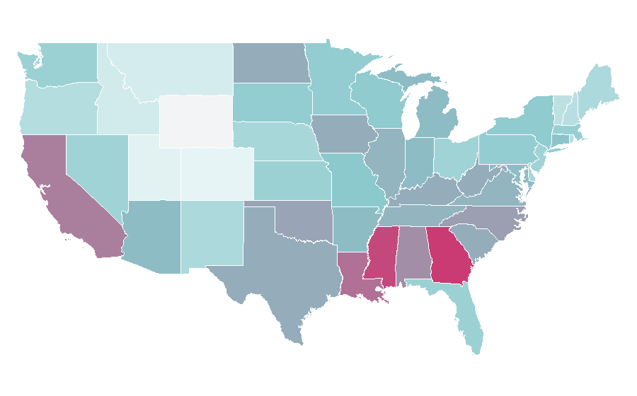 Affinity by region — Vertigo (DC Comics), United States