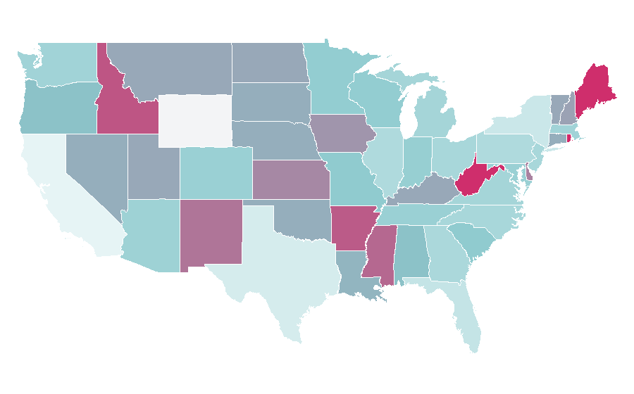 Affinität nach Region — Very Important Person, USA