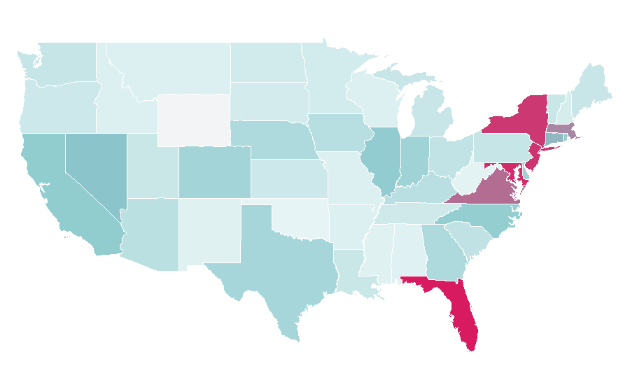 Affinity by region — VfB Stuttgart, United States