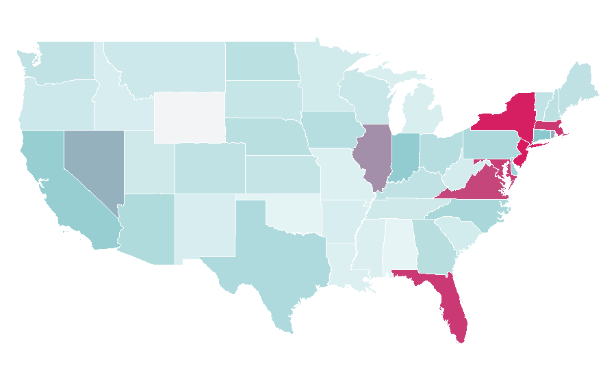 Affinity by region — VfL Wolfsburg, United States