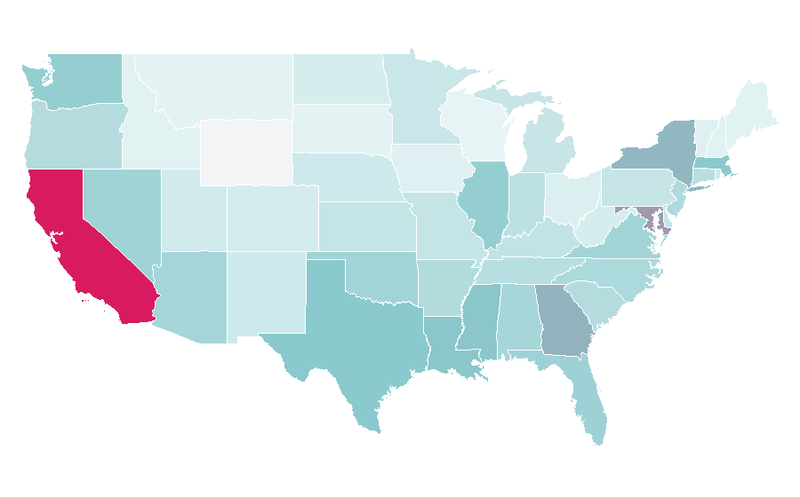 Affinity by region — Vicinity, United States
