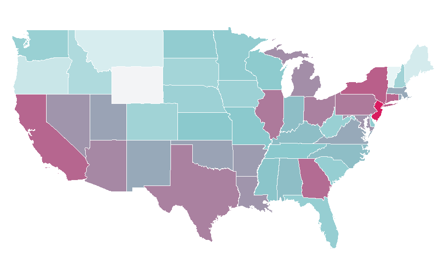 Affinity by region — Victoria Justice, United States