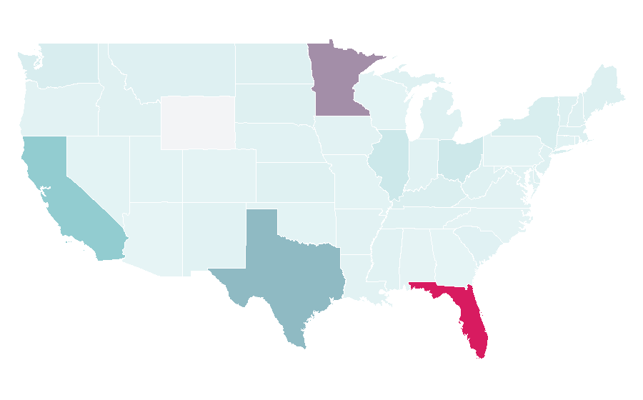 Affinity by region — Victoria Park, United States
