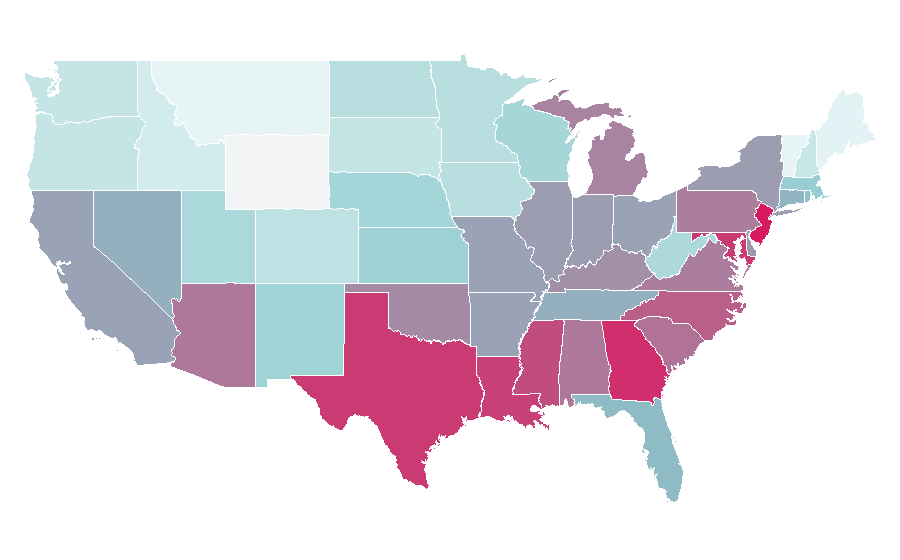 Affinity by region — Victorius, United States