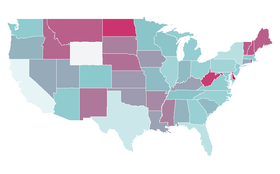 Affinität nach Region — Videotelephony, USA