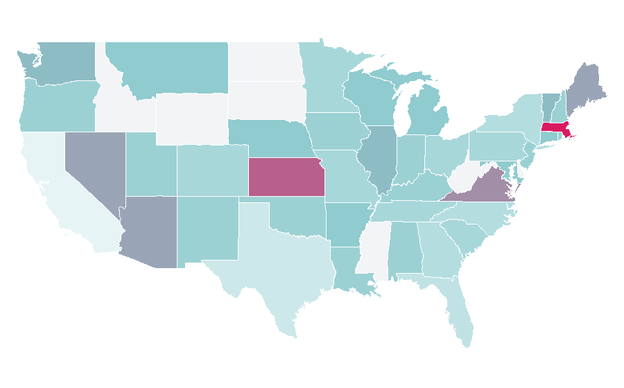 Affinity by region — VIER PFOTEN, United States