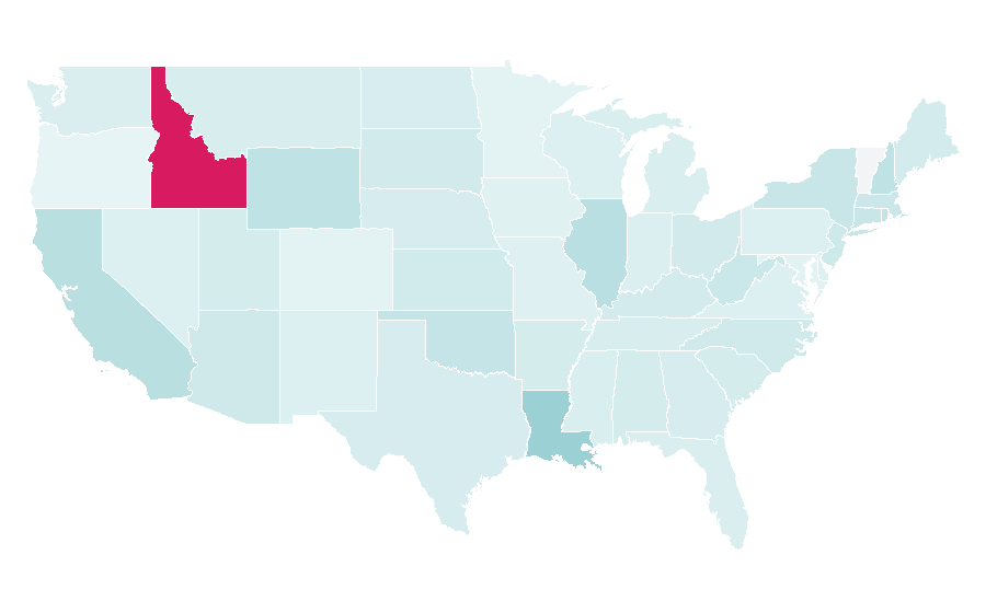 Affinität nach Region — Village, USA