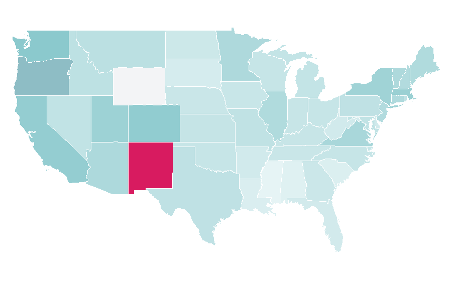 Affinity by region — Vince Gilligan, United States