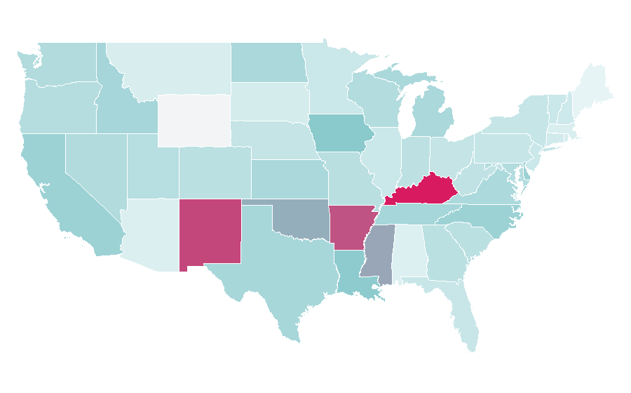 Affinity by region — Vine (service), United States