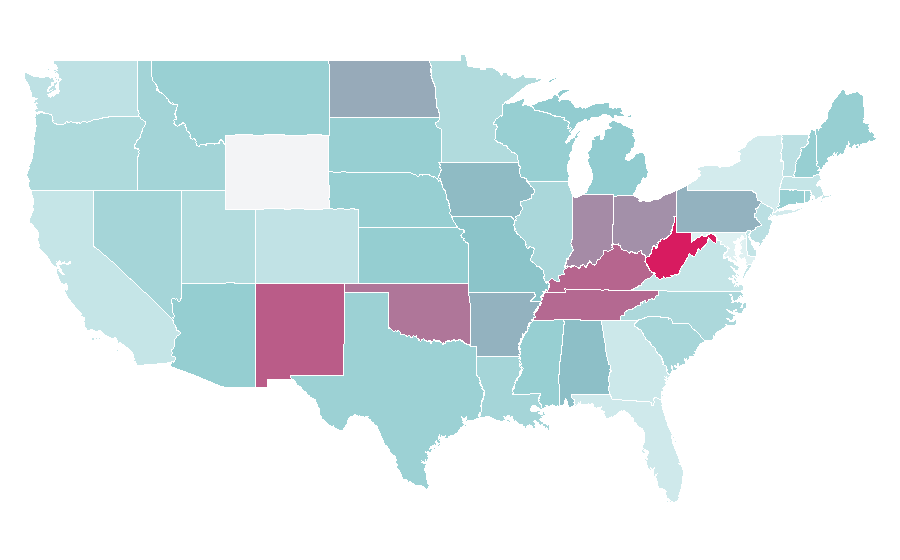 Affinity by region — Vinnie Vincent, United States