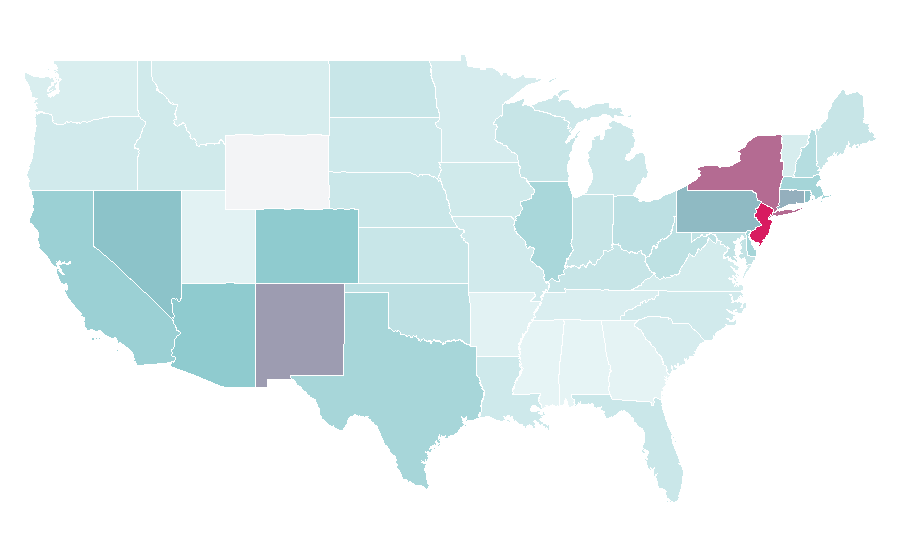 Affinity by region — Vinny Guadagnino, United States