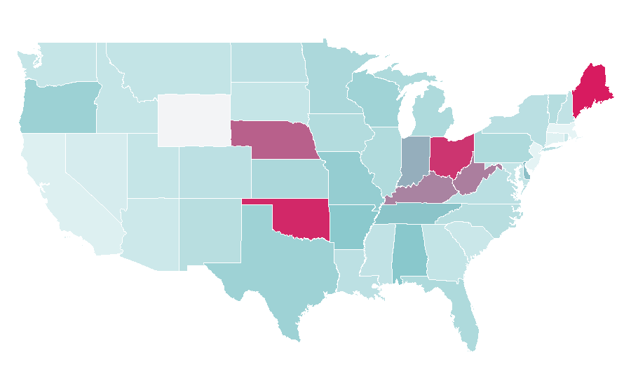 Affinity by region — Vintage Toys, United States