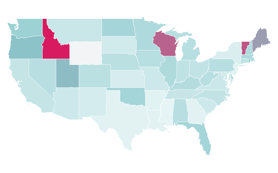 Affinity by region — Violent Femmes, United States