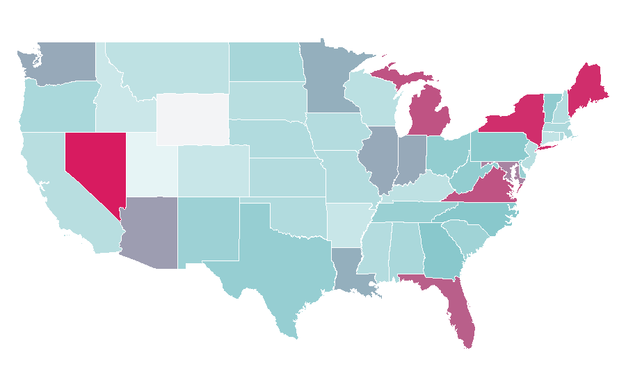 Affinity by region — Virgin Mobile, United States