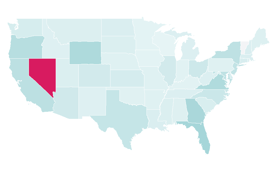 Affinity by region — Virtual office, United States