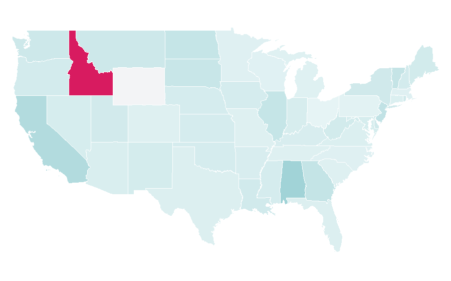 Affinity by region — Visual effects, United States