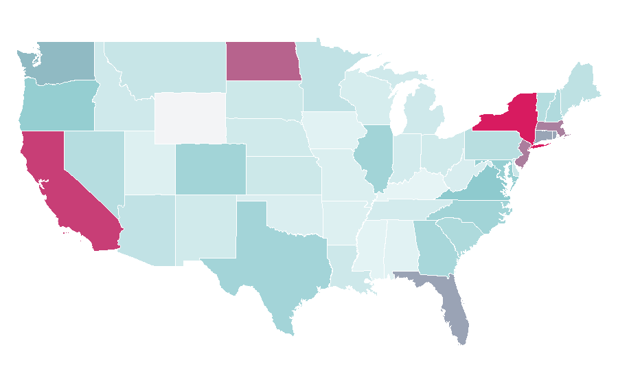 Affinity by region — Vivino, United States