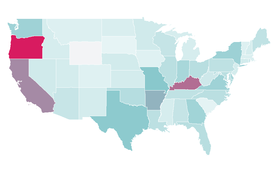 Affinity by region — Viz Media, United States
