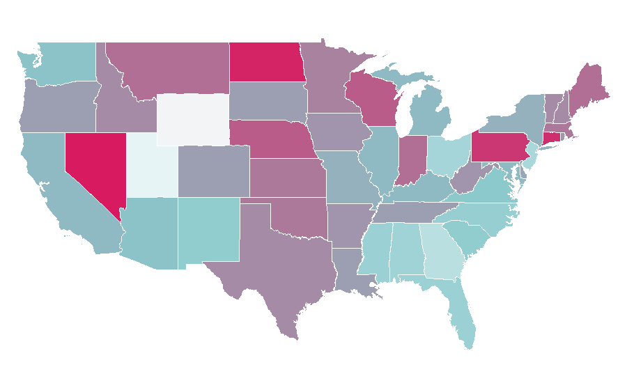 Affinity by region — Vodka Soda, United States