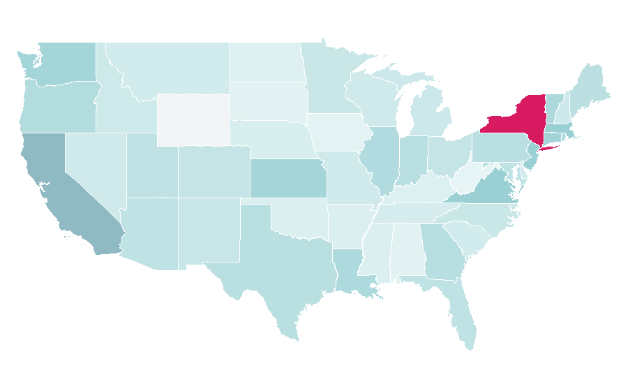 Affinity by region — Voguing, United States