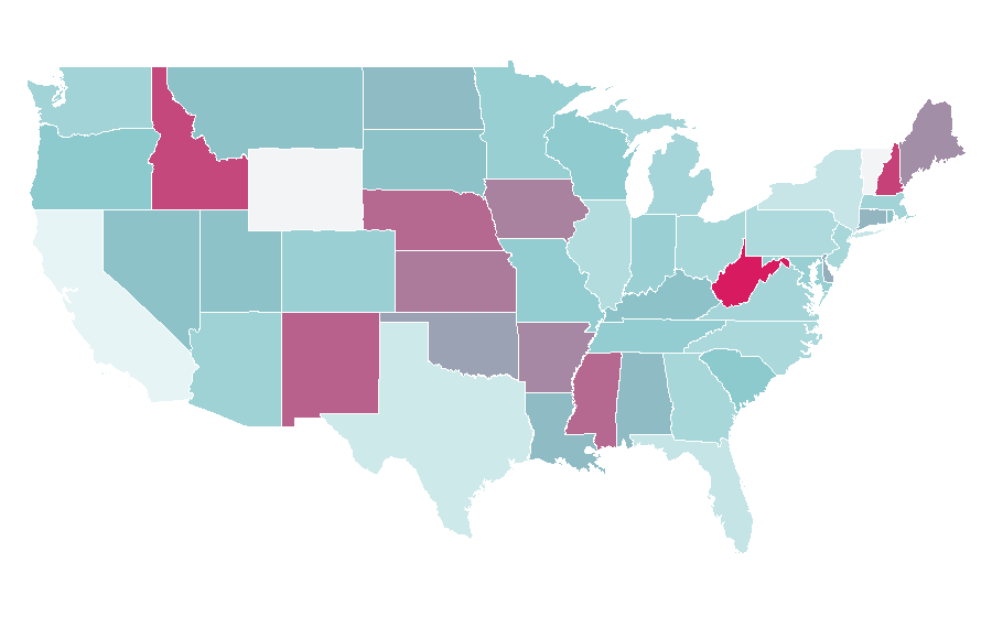 Affinity by region — Voice command device, United States