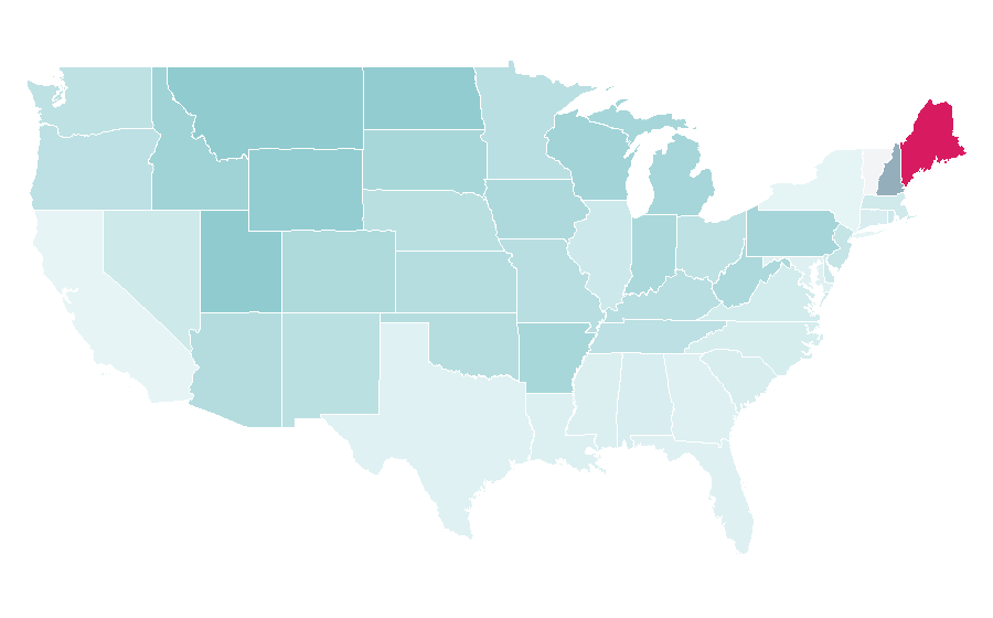 Affinity by region — Volbeat, United States