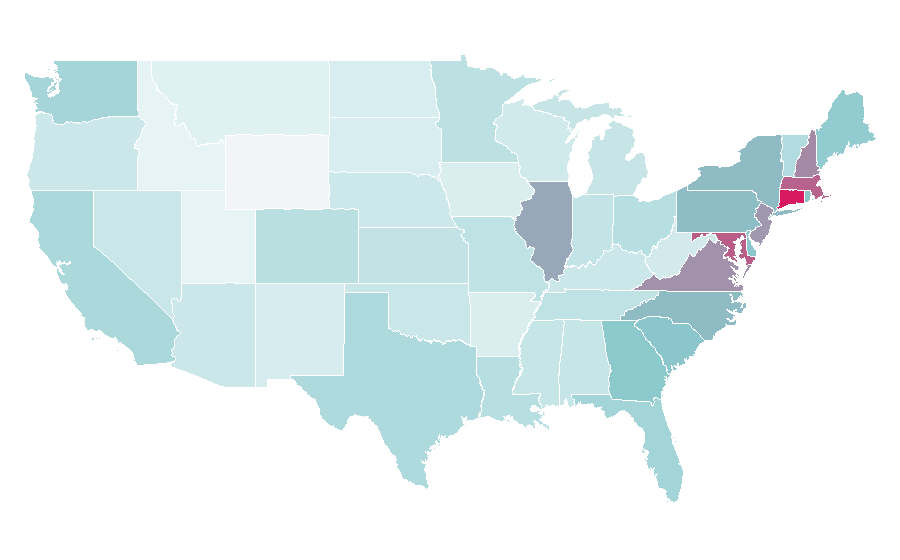 Affinity by region — Volvo S90, United States