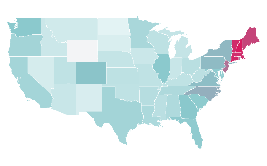 Affinity by region — Volvo XC60, United States